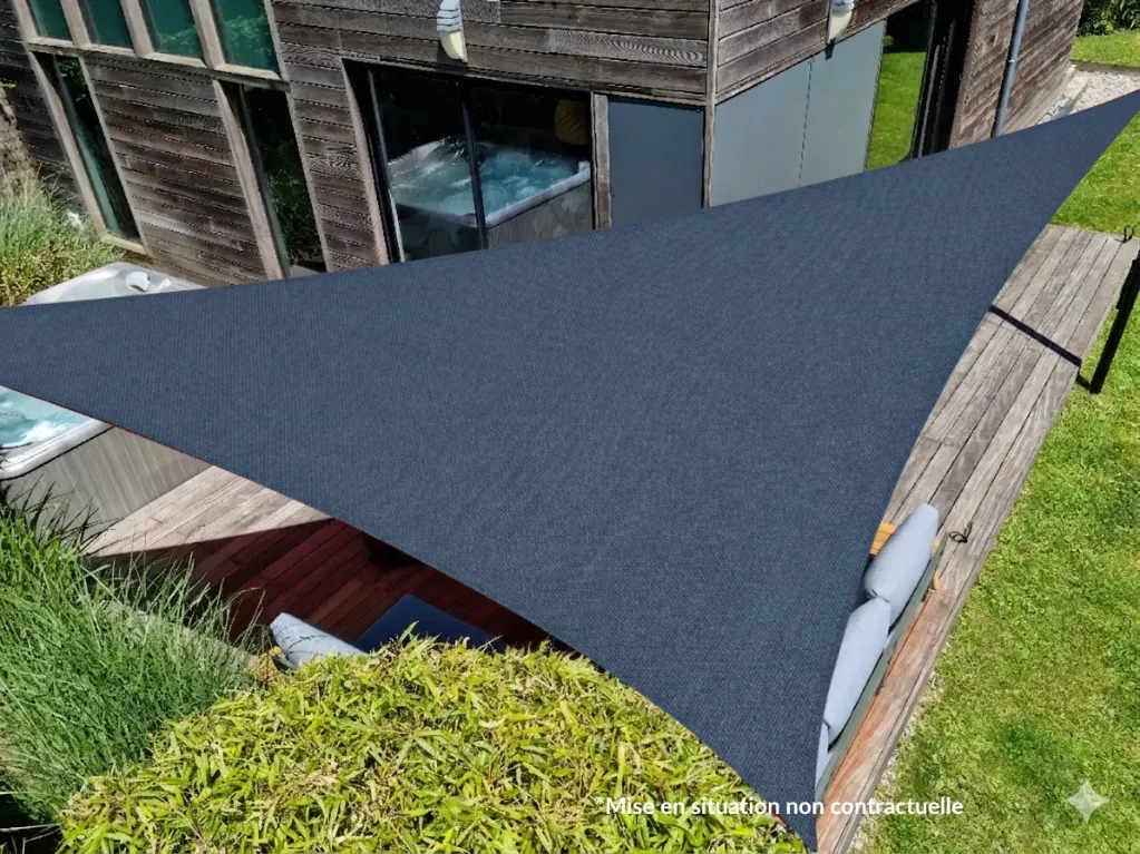 Voile ACRYLIC 275 - Déperlante - Triangle BRISA (400*400*400 (6M2))