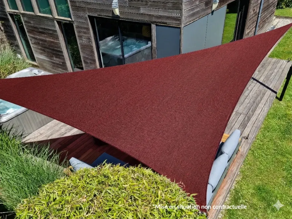 Sail ACRYLIC 275 - Water-repellent - Triangle AUTUMN (400*400*400 (6M2))