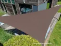 Zeil ACRYLIC 275 - Waterafstotend - Driehoek TAUPE GEMELEERD