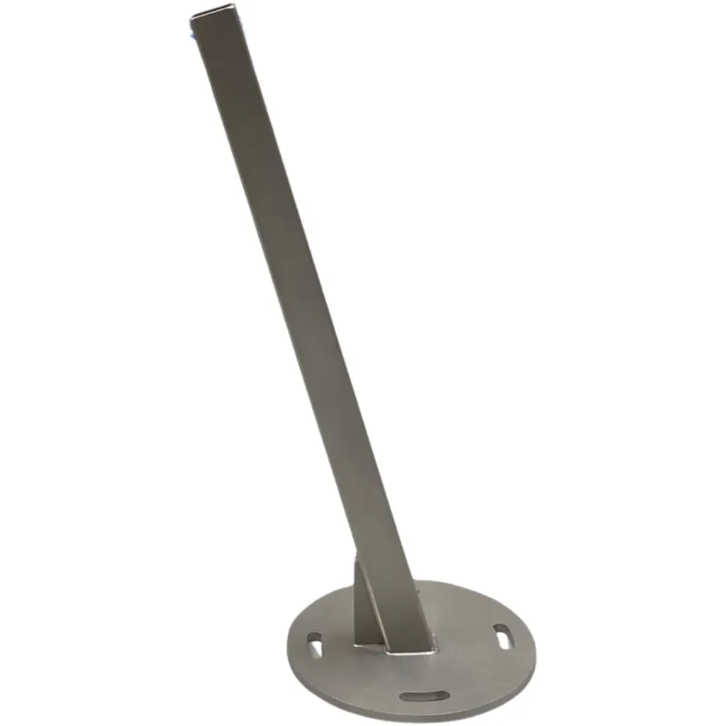 Base de fixation à visser 80° (Sans tige, Sans ancrage)